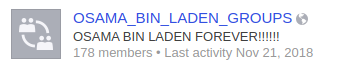 An strange osama bin laden group